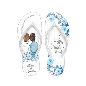 Chinelo Personalizado Tira Slim